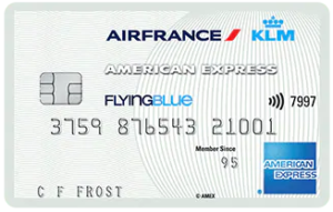 flying blue entry card